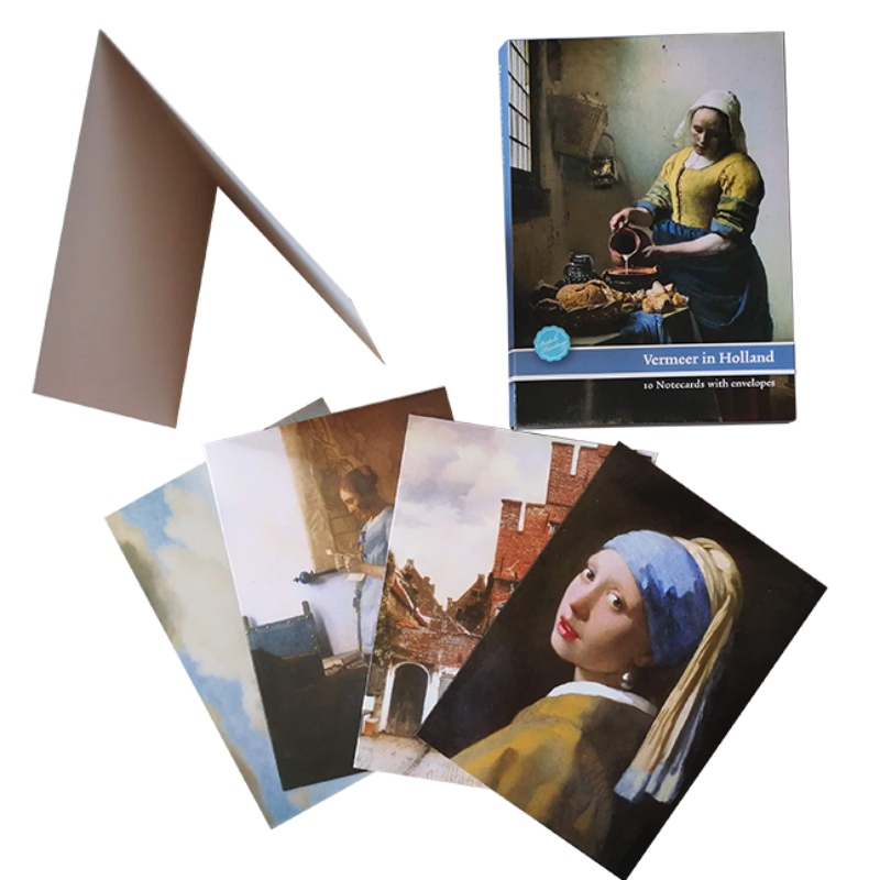 Cartão de saudação Johannes Vermeer Painting, Cartão de Convite inclui Envelopes brancos.Design personalizado