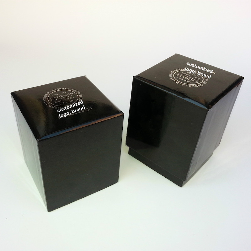 Caixas de Embalagem para Velas Caixa de Papel Preto