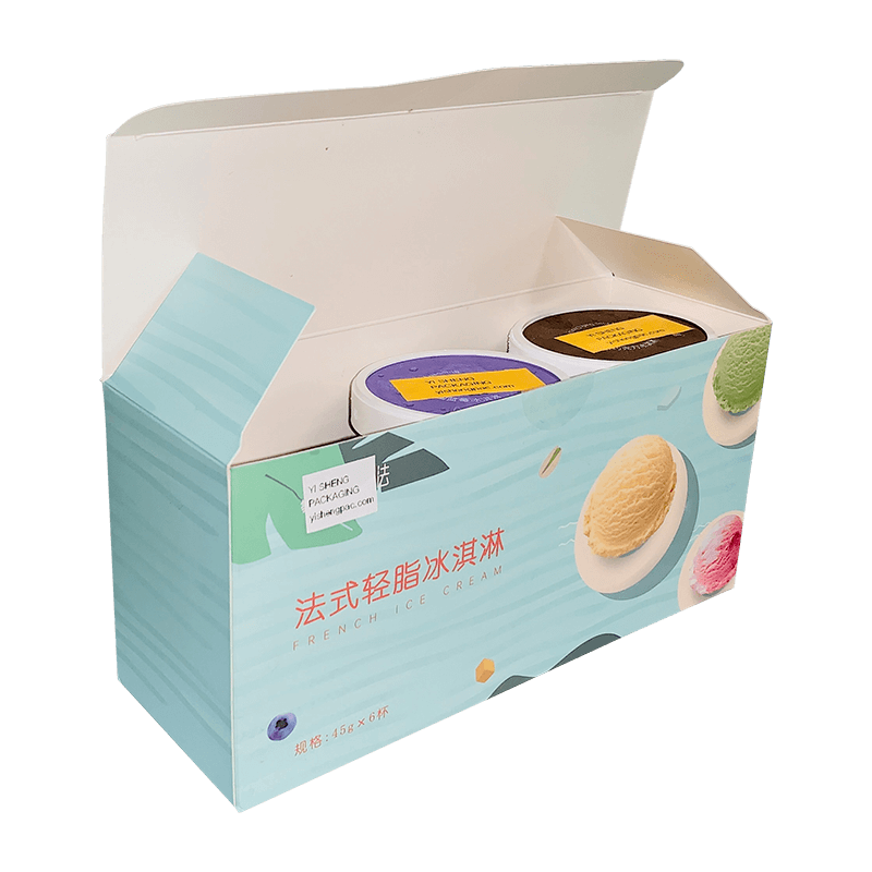 Caixa de papel para embalagem de alimentos